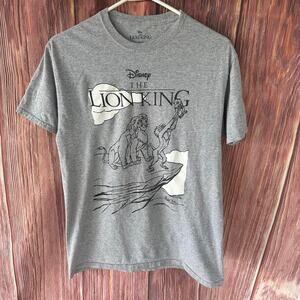 Preowned Disney The Lion King T-Shirt Kids Med Simba Mufasa Rafiki Pride Rock